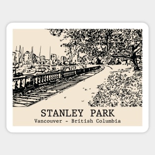 Stanley Park - Vancouver BC Magnet